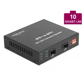   Delock Média átalakító 10GBase-R SFP+ hogy SFP+ (DL-86472)