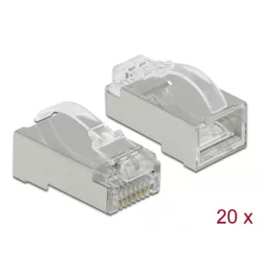   Delock RJ45 nyomó+vágó+hajlító apa Cat.6 STP 20 db. (DL-86474)