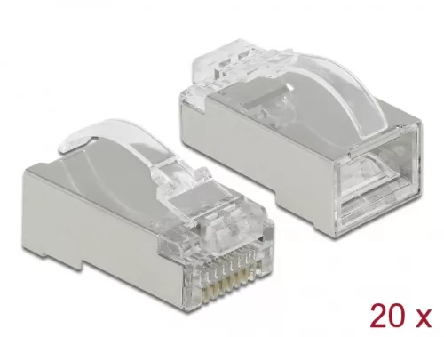 Delock RJ45 nyomó+vágó+hajlító apa Cat.6 STP 20 db. (DL-86474)