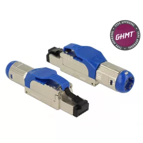   Delock RJ45 dugaszoló szerelvény Cat.8 anyaga: fém (DL-86487)