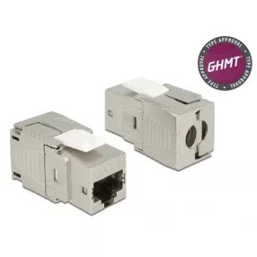   Delock Keystone modul, RJ45-aljzat Cat.8 szerszám nélkül szerelhető (DL-86488)