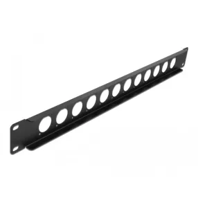   Delock 19  D-típusú próba panel 12 portos fekete (DL-86500)