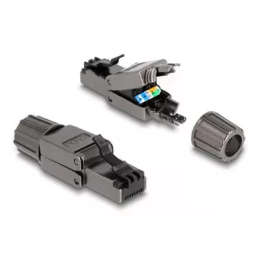   Delock RJ45 dugó Cat.8.1 STP szerszám nélkül szerelhető (DL-86514)