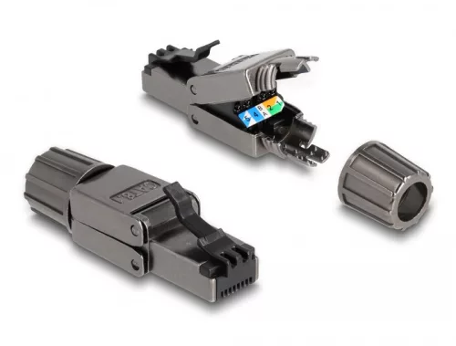 Delock RJ45 dugó Cat.8.1 STP szerszám nélkül szerelhető (DL-86514)