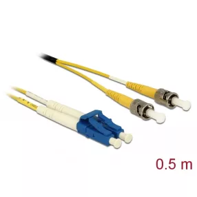   Delock Kábel, optikai szálas LC > ST egyszeres OS2, 2 m (DL-86569)