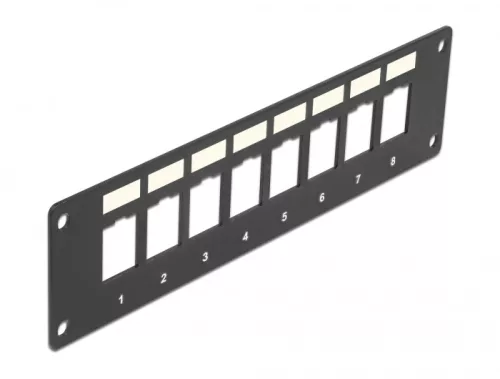 Delock Keystone patch panel 8 süllyesztett porttal (DL-86597)