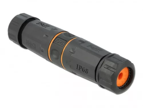 Delock Kábelcsatlakozó RJ45 aljzat - RJ45 aljzat Cat.6A vízálló (DL-86692)