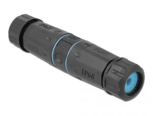 Delock Kábelcsatlakozó RJ45 aljzat - RJ45 aljzat Cat.6A vízálló (DL-86693)