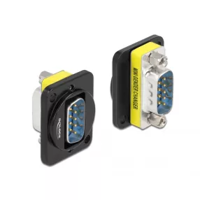 Delock D-típusú Modul DB9 dugó - DB9 dugó (DL-86706)