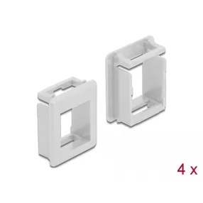   Delock Keystone modultartó tokokhoz (4 db) fehér (DL-86760)