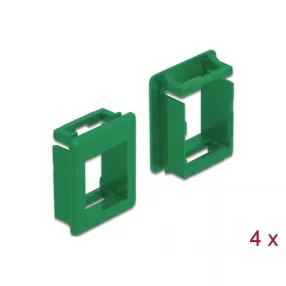 Delock Keystone modultartó tokokhoz (4 db) zöld (DL-86763)