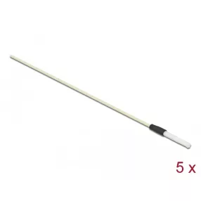   Delock 5 db. tisztító pálca 2,50 mm vaskarikával (ferrule) ellátott üvegszálas csatlakozókhoz (DL-86781)