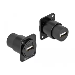   Delock D-típusú Modul USB 2.0 A-típusú hüvely - hüvely (DL-86784)