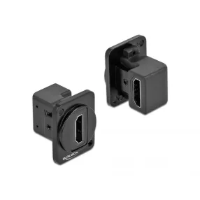   Delock D-típusú Modul HDMI-A 90 fokban hüvely - hüvely (DL-86786)