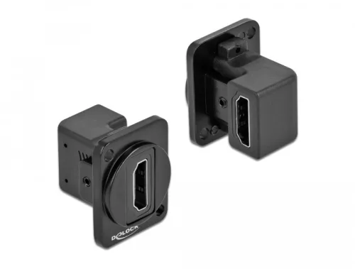 Delock D-típusú Modul HDMI-A 90 fokban hüvely - hüvely (DL-86786)