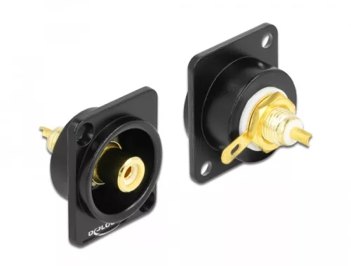 Delock D-típusú Modul RCA hüvely forrasztott konnektorhoz (DL-86787)