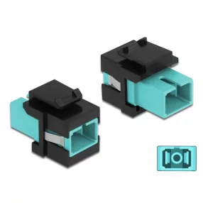   Delock Keystone modul SC Simplex aljzat - SC Simplex aljzat vízkék / fekete (DL-86814)