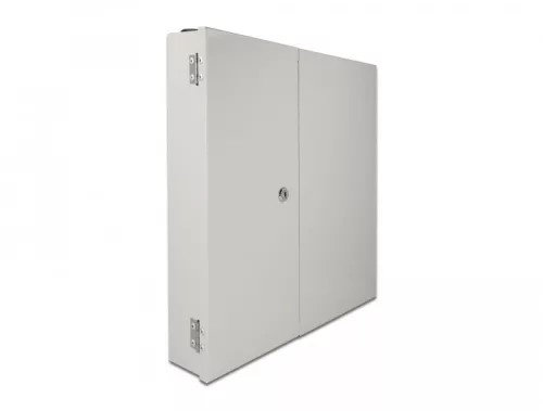 Delock Szürke, kettős ajtójú száloptikás fali elosztódoboz (DL-86837)