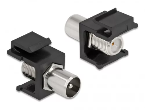 Delock Záró modul IEC kimeneti > F kimeneti fekete (DL-86857)