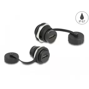   Delock HDMI-A beépített csatlakozó védő fedéllel IP67 por- és vízvédelem (DL-86963)