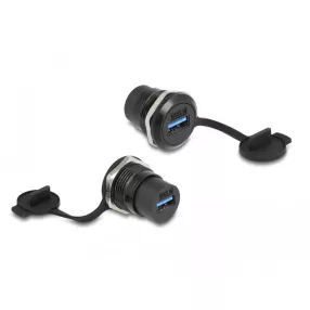   Delock USB 3.2 Gen 1 A-típusú beépített csatlakozó porvédelmet biztosító fedéllel (DL-86966)