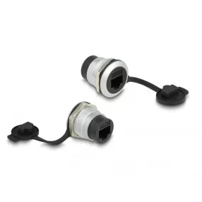  Delock RJ45 Cat.6 beépített csatlakozó porvédelmet biztosító fedéllel (DL-86967)