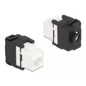   Delock Eszközmentes, 180 -os Keystone modul RJ45 anya - LSA Cat.6A (DL-87034)