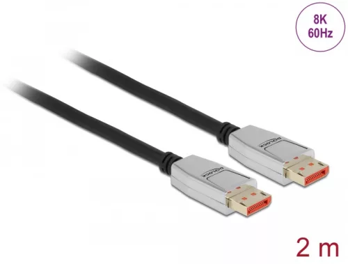 Delock DisplayPort kábel 8K 60 Hz 2 m (DL-87041)