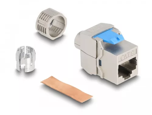 Delock Keystone Module RJ45 aljzat az LSA Cat.8.1-hez szerszámmentes (DL-87059)