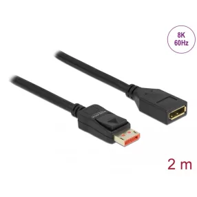 Delock DisplayPort bővítőkábel 8K 60 Hz 2 m (DL-87071)