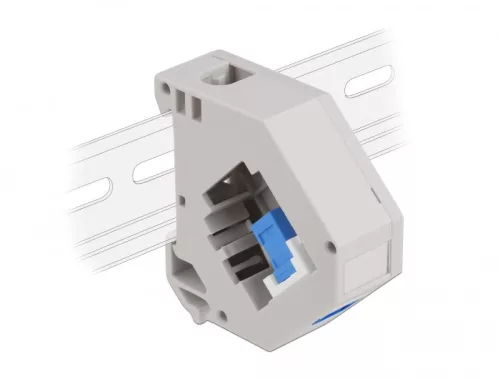 Delock DIN sín adapter Keystone SC Simplex anyával (DL-87164)