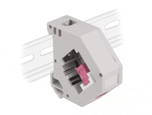 Delock DIN sín adapter Keystone SC Simplex anyával (DL-87182)