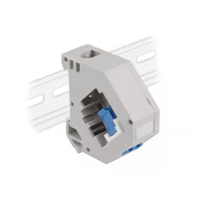   Delock Lila DIN sín adapter Keystone LC Duplex kék (DL-87189)