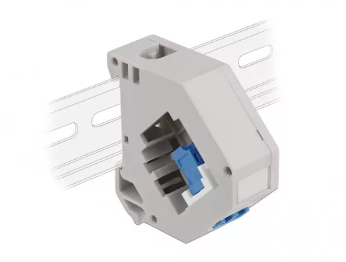 Delock Lila DIN sín adapter Keystone LC Duplex kék (DL-87189)