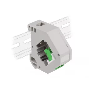   Delock Lila DIN sín adapter Keystone LC Duplex zöld (DL-87192)