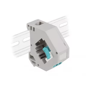   Delock Lila DIN sín adapter Keystone LC Duplex vízkék (DL-87194)