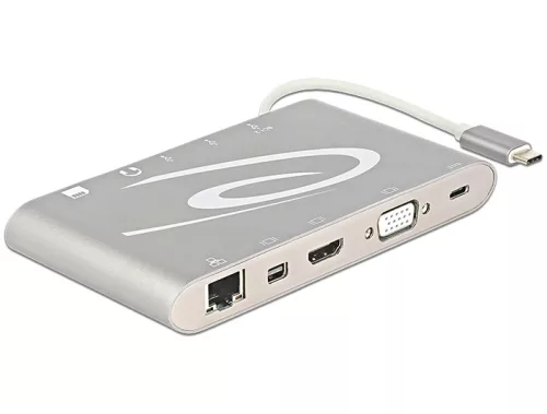 Delock USB Type-C 3.1-es dokkolóállomás, 4K (DL-87298)