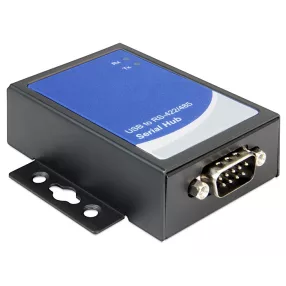   Delock adapter USB 2.0 - 1 x soros RS-422/485, telepítő CD, fekete (DL-87585)