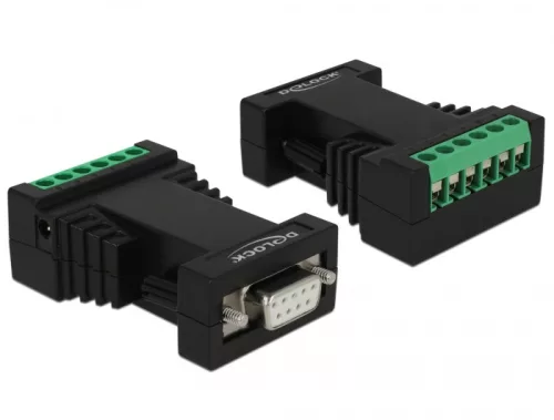 Delock Átalakító 1 x RS-232 soros port 1 x RS-422/485 soros porthoz, ESD védelemmel 15 kV túlfeszült (DL-87686)