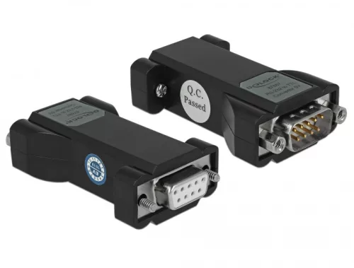 Delock Átalakító 1 x soros RS-232 DB9 port anya - 1 x soros TTL / CMOS 5 V DB9-es port apa ESD védel (DL-87687)