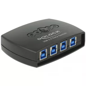 Delock USB 3.0-s megosztási kapcsoló 4   1 (DL-87724)