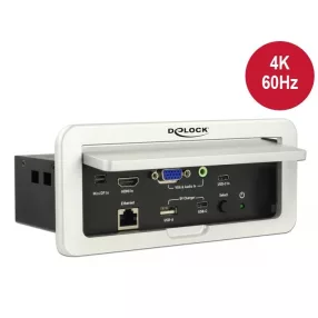   Delock Multi-AV - HDMI átalakító 4K 60 Hz asztali tartóban (DL-87733)