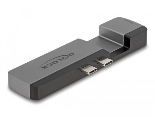 Delock Dokkoló állomás MacBook Pro / MacBook Air Thunderbolt  4 -hez 5K Resolution / 100 W PD / 10 Gbps Hub / LAN / Audio tulajdonságokkal