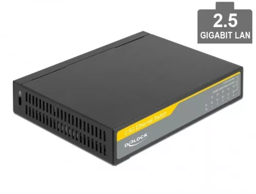 Delock 2,5 Gigabit Ethernet-kapcsoló, 5 port (DL-87781)