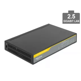 Delock 2,5 Gigabit Ethernet-kapcsoló, 8 port (DL-87782)