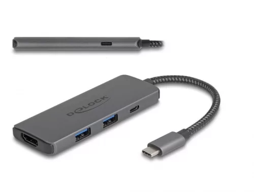 Delock USB Type-C  dokkolóállomás 8K - HDMI / USB / PD 3.0 100 W (DL-87804)