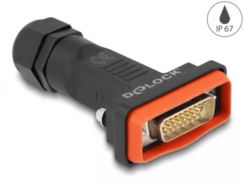 Delock D-Sub HD 26 tűs apa kerettel IP67 vízhatlan (DL-87808)