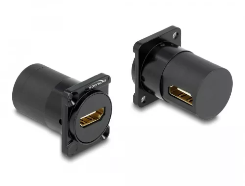 Delock D-típusú Modul HDMI hüvely - hüvely 90 fokos szögű (DL-87811)
