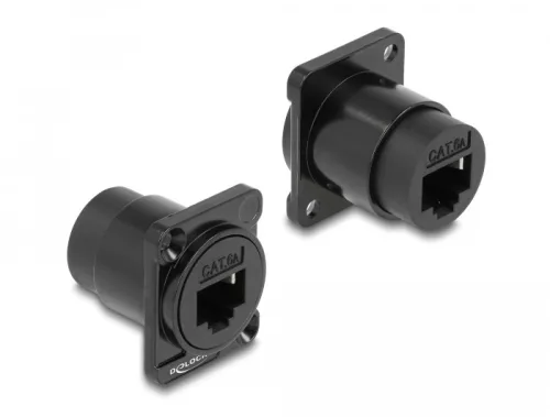 Delock D-típusú Modul RJ45 Cat.6A hüvely - hüvely (DL-87815)
