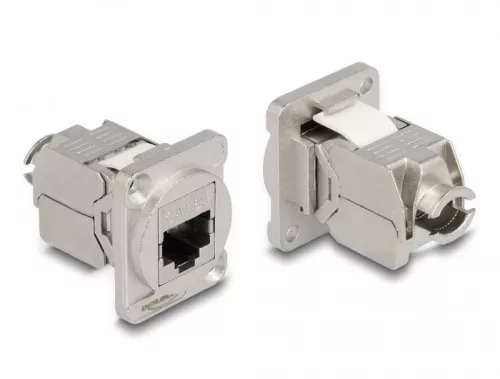 Delock D-típusú Modul RJ45 Cat.6A hüvely - LSA hüvely (DL-87818)
